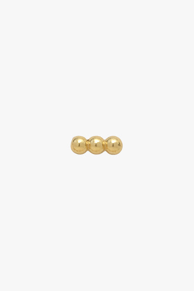 Jolie Barre Dots Gold earring