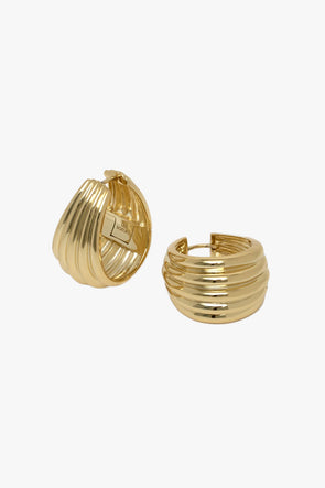 Fara Shell Set Earrings Gold