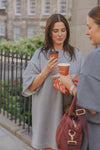 Mae Dress Grey Melange