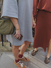 Mae Dress Grey Melange