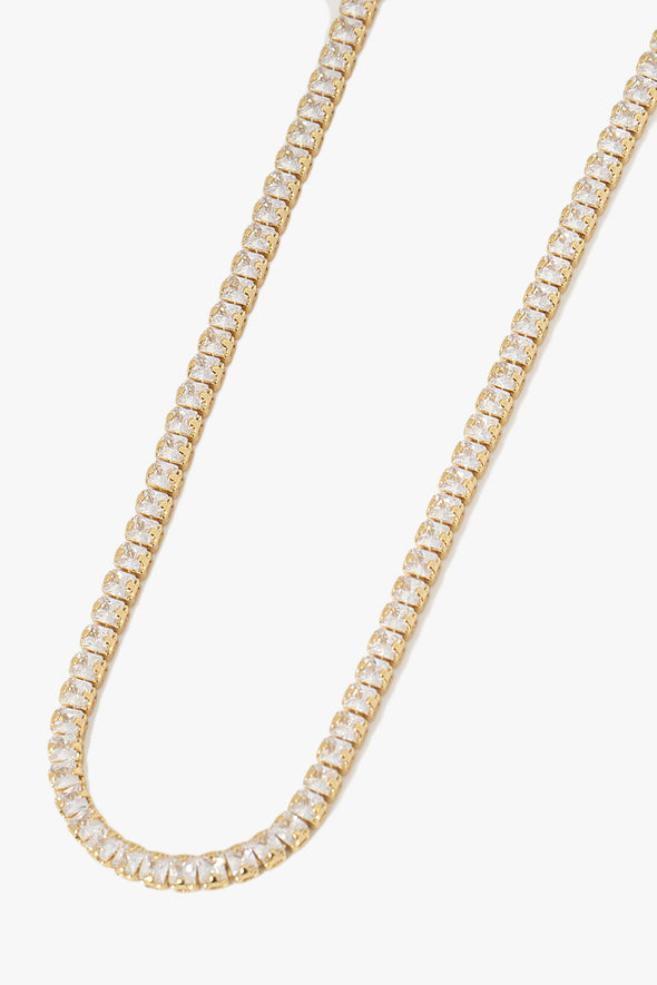 Novi Tennis Chain Necklace Gold
