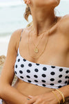 Box Choker Necklace Goldplated