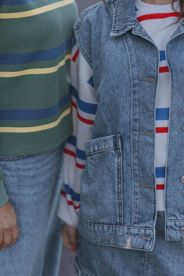 Meo Vest Denim Blue