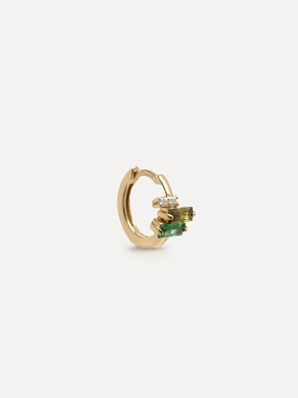 Jeanne Double Gem Earring