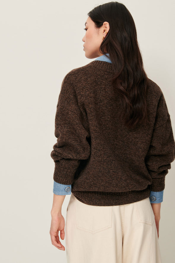 Sweet Monroe Cardigan Dark Stone