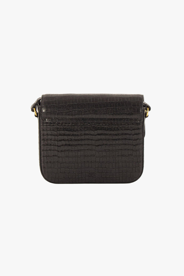 Diviluz Box Bag Black Croco