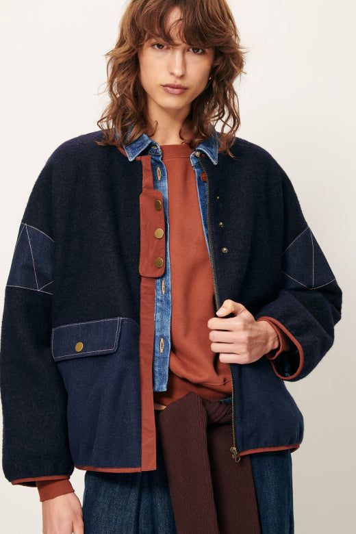 Cold Night Jacket Mood Indigo