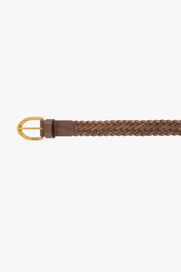 Bonito Leather Belt Dark Coffee