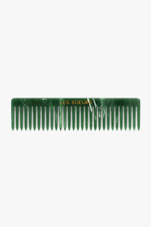 Hair Comb Large Green