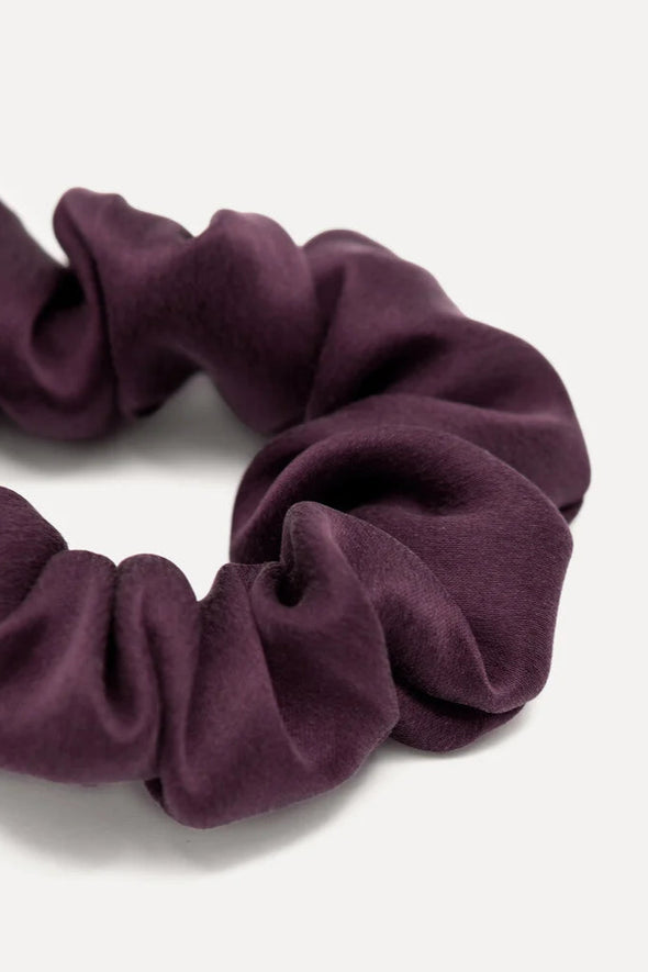 Les Soeurs Silk Scrunchie Burgundy Large