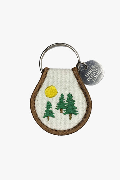 Evergreen Patch Keychain