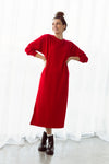 Liv Loose Dress Red