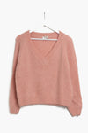 Dannie V-Neck Knit Nude