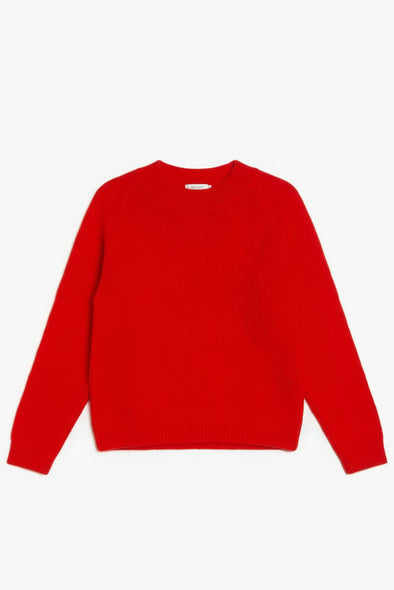 Damian Knit Lipstick Red