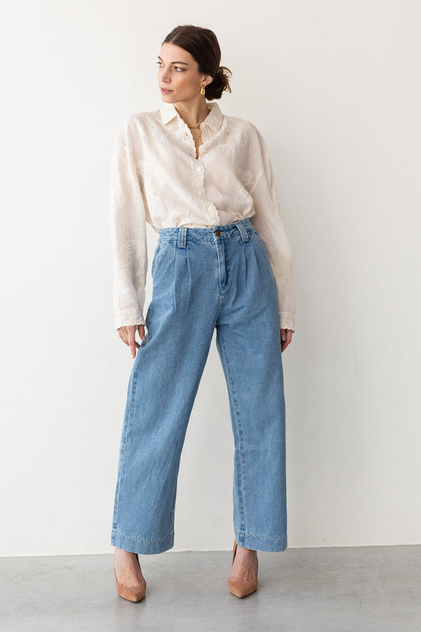 Elise Wide Denim Jeans