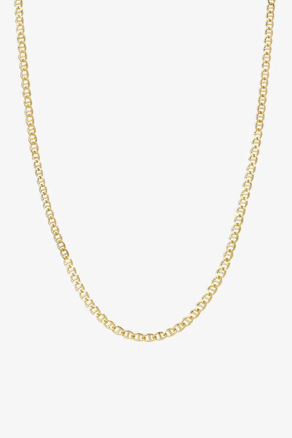 Long Mariner Chain Necklace Goldplated (60cm)