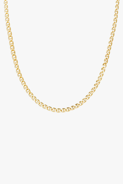 Short Mariner Chain Necklace Goldplated (40cm)