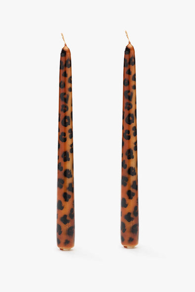 Leopard Candle Set