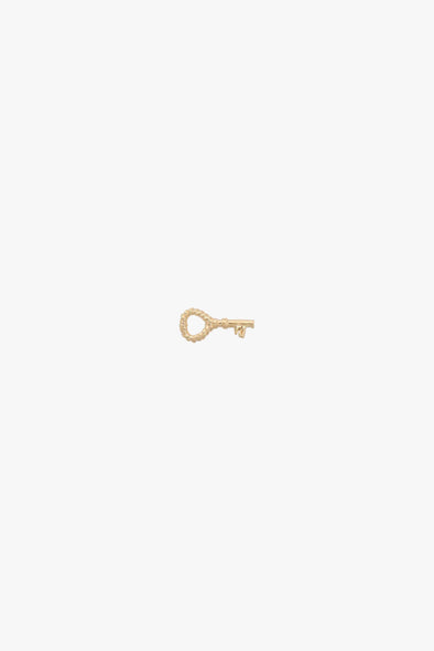 Single Key To My Heart Stud Earring Goldplated