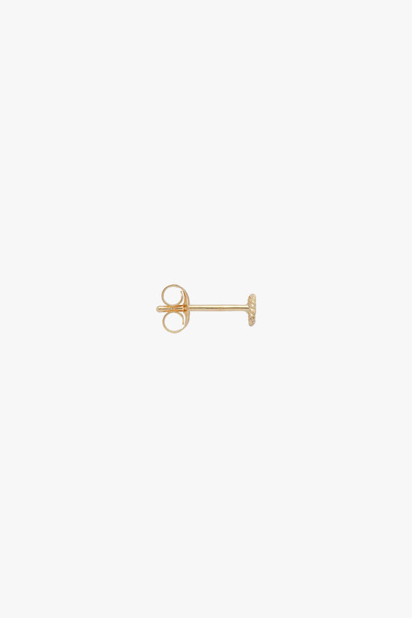 Single Key To My Heart Stud Earring Goldplated