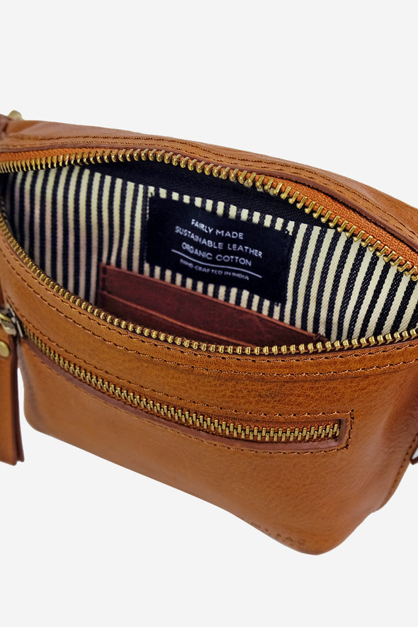 Beck's Bum Bag Cognac Stromboli Leather - O My Bag