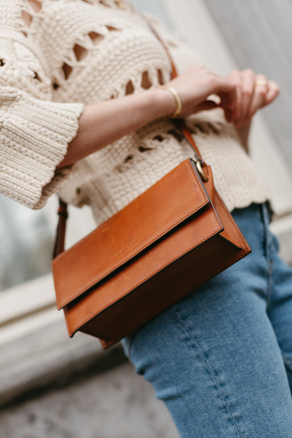 Stella Bag Cognac Classic Leather