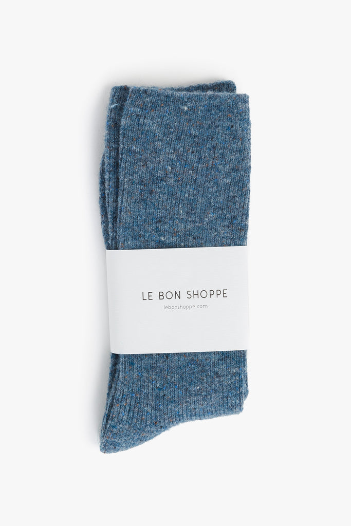 Snow Socks Denim - Le Bon Shoppe