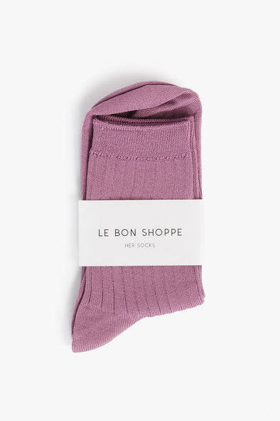 Her Socks Orchid - Le Bon Shoppe