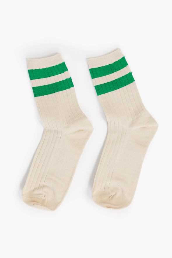 Her Varsity Socks Green - Le Bon Shoppe