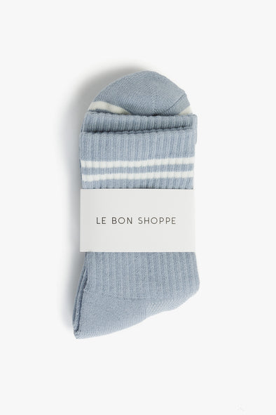Boyfriend Socks Blue Grey