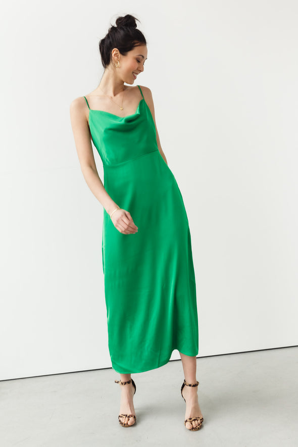 Ravenna Strap Dress Green