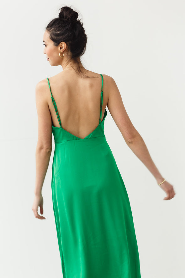 Ravenna Strap Dress Green