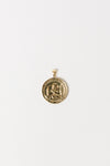 Madonna Necklace Charm - Anna + Nina - charm disc goldplated goldplated 20mm handmade