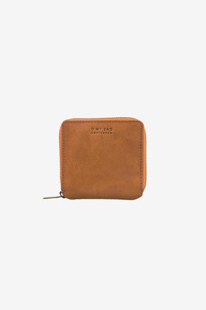 Sonny Square Wallet Cognac Stromboli Leather