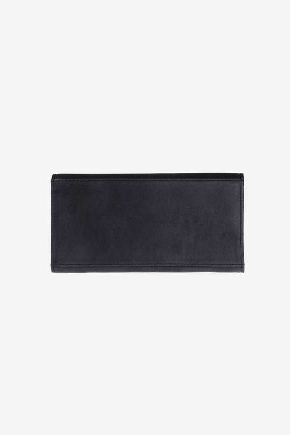 Pixie Envelope Black Classic Leather - O My Bag - Black leather envelope wallet