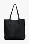 Georgia Shopper Soft Grain Leather Black - O My Bag