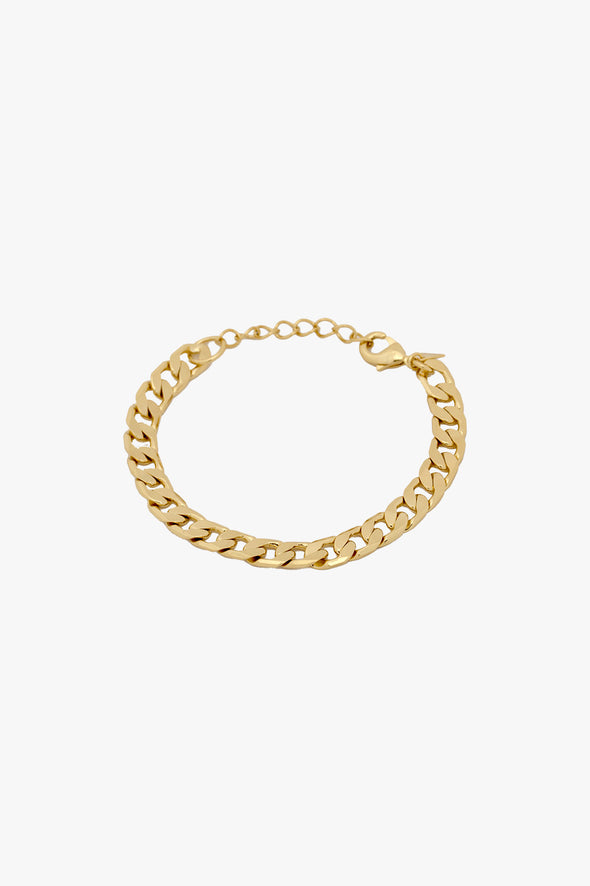 Mara Flat Curb Chain Bracelet