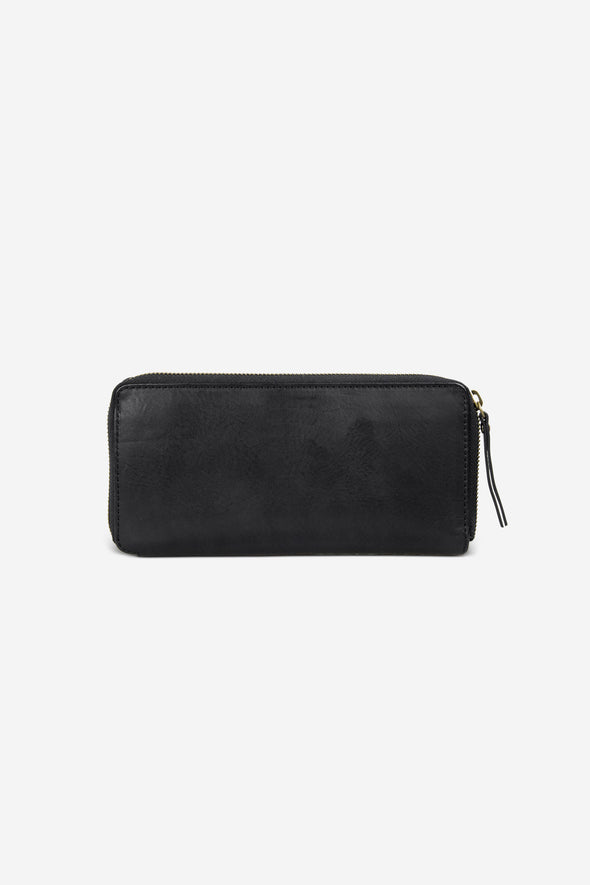 Sonny Long Zip Around Wallet Black Stromboli - O My Bag