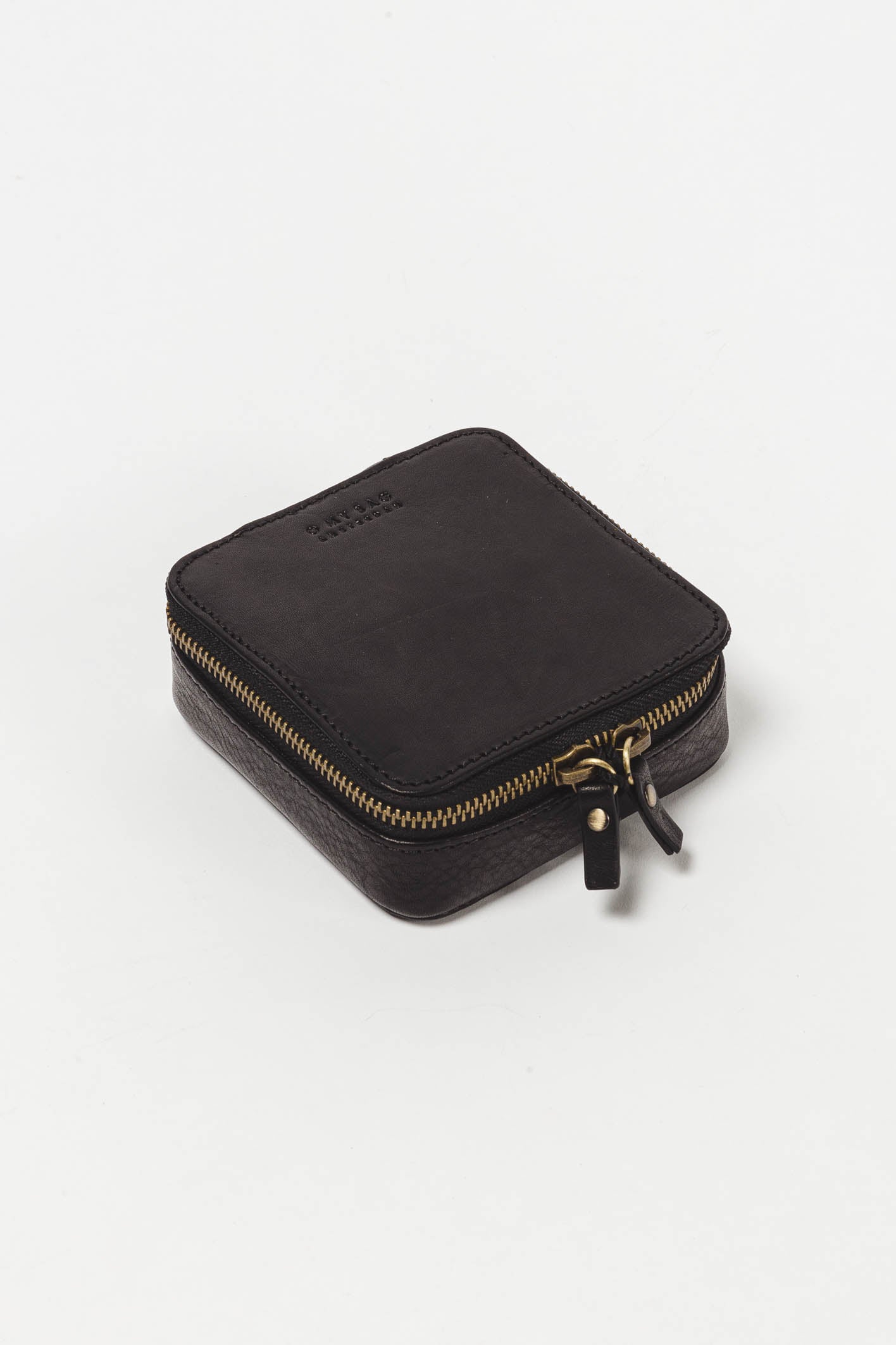 Jewelry Box - Black Stromboli Leather