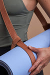 Leather Yoga Mat Strap Wild Oak